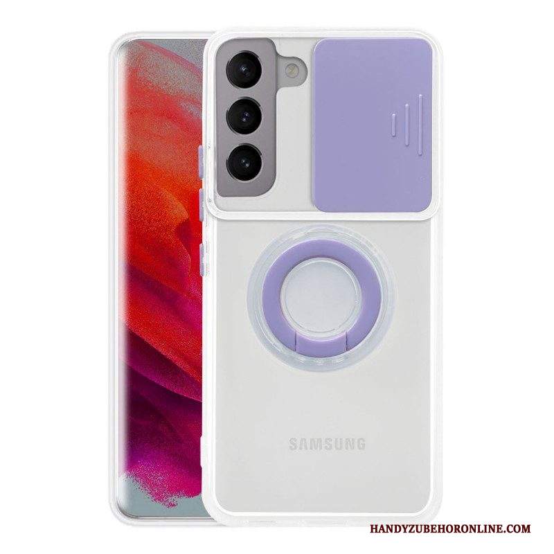 Cover Samsung Galaxy S22 Plus 5G Anello Di Supporto E Protezioni Per Lenti