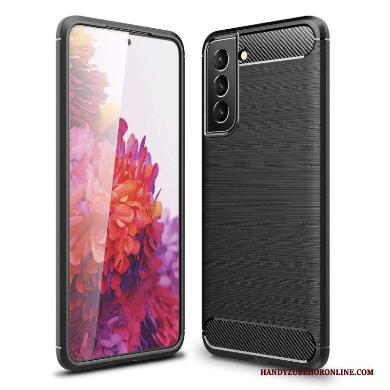 Cover Samsung Galaxy S22 Plus 5G Fibra Di Carbonio Spazzolata