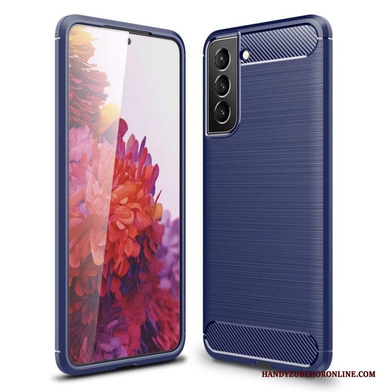 Cover Samsung Galaxy S22 Plus 5G Fibra Di Carbonio Spazzolata