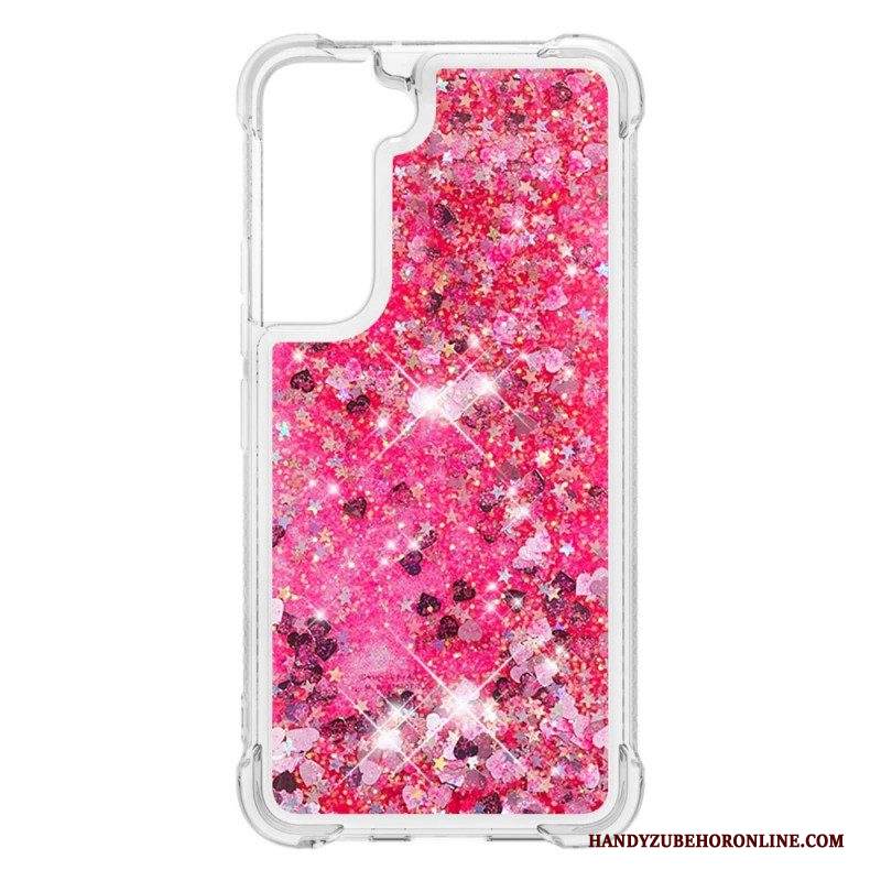 Cover Samsung Galaxy S22 Plus 5G Paillettes Con Coulisse