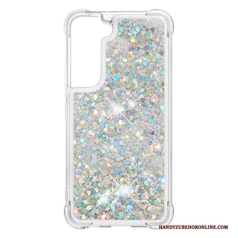 Cover Samsung Galaxy S22 Plus 5G Paillettes Con Coulisse