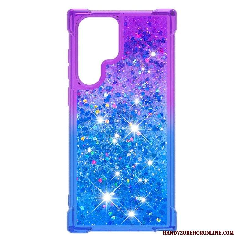 Cover Samsung Galaxy S22 Ultra 5G Colori Paillettes