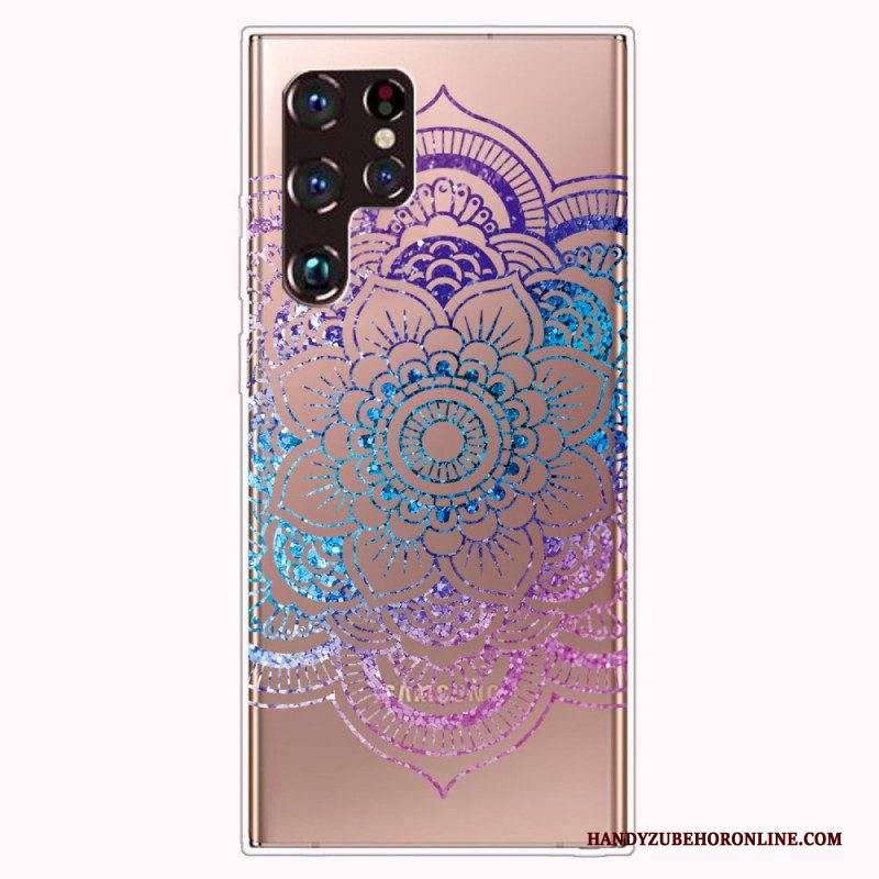 Cover Samsung Galaxy S22 Ultra 5G Disegno Mandala