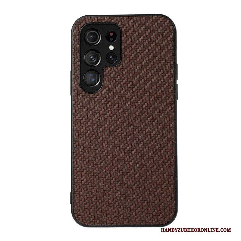 Cover Samsung Galaxy S22 Ultra 5G Fibra Di Carbonio