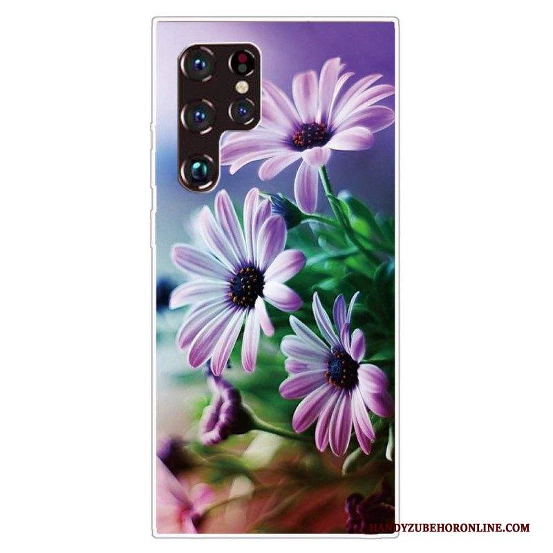 Cover Samsung Galaxy S22 Ultra 5G Fiori Realistici