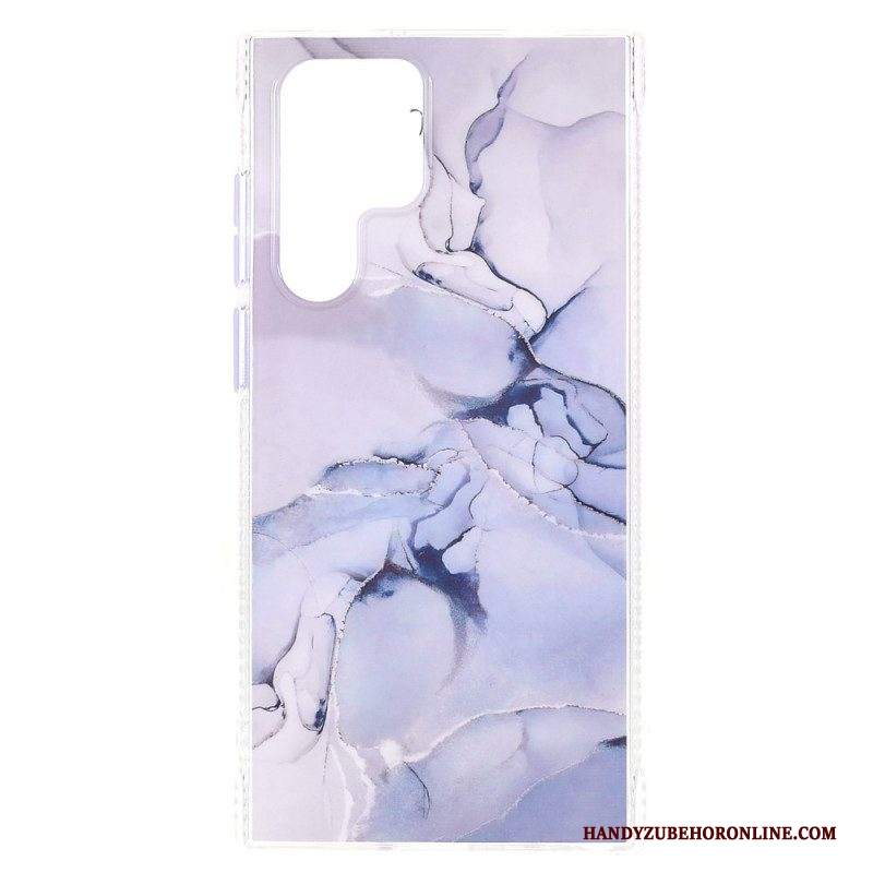 Cover Samsung Galaxy S22 Ultra 5G Ibrido Marmorizzato