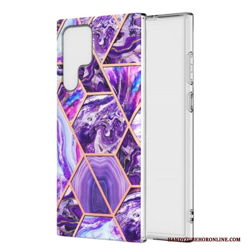 Cover Samsung Galaxy S22 Ultra 5G Marmo Ultra Design