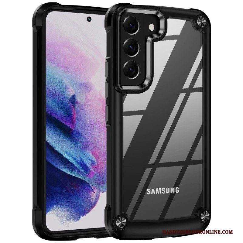 Cover Samsung Galaxy S23 5G Ibrido Con Lega Di Alluminio