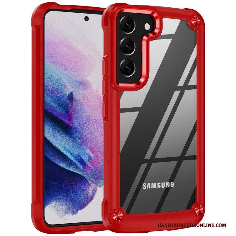 Cover Samsung Galaxy S23 5G Ibrido Con Lega Di Alluminio