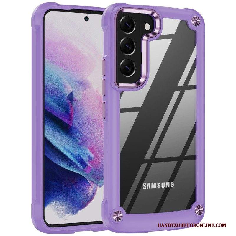 Cover Samsung Galaxy S23 5G Ibrido Con Lega Di Alluminio