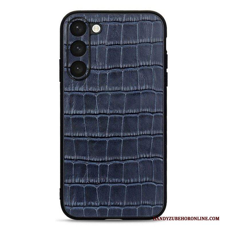 Cover Samsung Galaxy S23 5G Vera Pelle Stile Coccodrillo