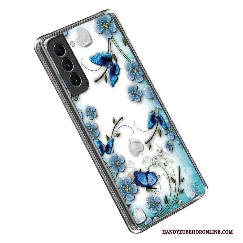 Cover Samsung Galaxy S23 Plus 5G Fiori Senza Soluzione Di Continuità