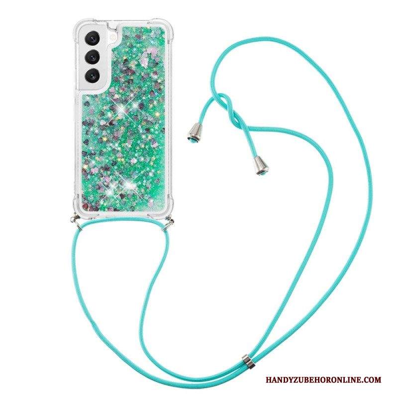 Cover Samsung Galaxy S23 Plus 5G Paillettes Con Coulisse