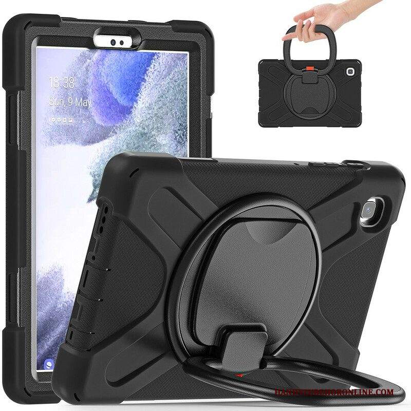 Cover Samsung Galaxy Tab A7 Lite Anello-supporto Rotante Ultra Resistente