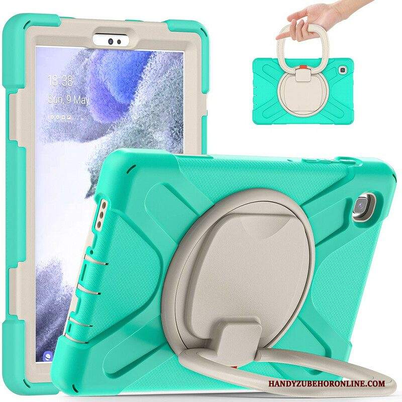 Cover Samsung Galaxy Tab A7 Lite Anello-supporto Rotante Ultra Resistente