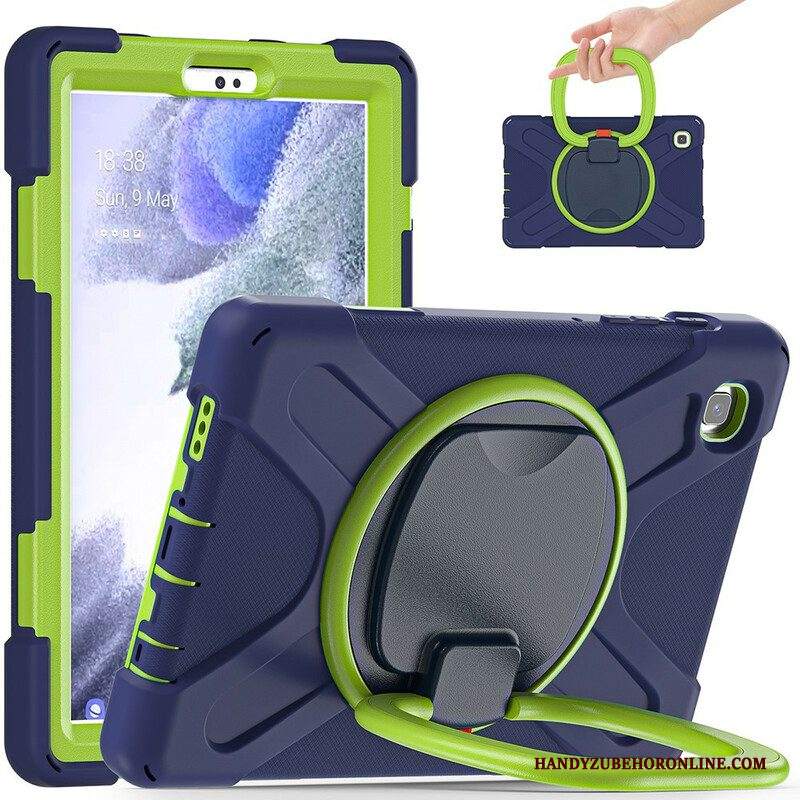 Cover Samsung Galaxy Tab A7 Lite Anello-supporto Rotante Ultra Resistente