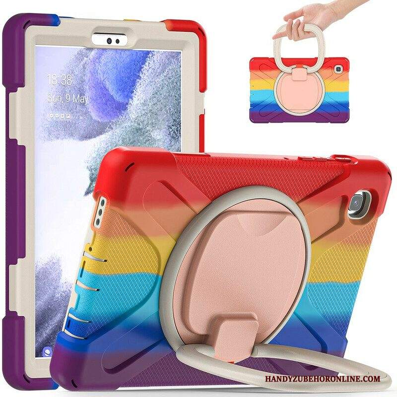 Cover Samsung Galaxy Tab A7 Lite Colore Supporto Anello Ultra Resistente