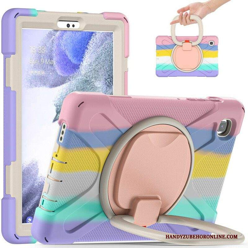 Cover Samsung Galaxy Tab A7 Lite Colore Supporto Anello Ultra Resistente