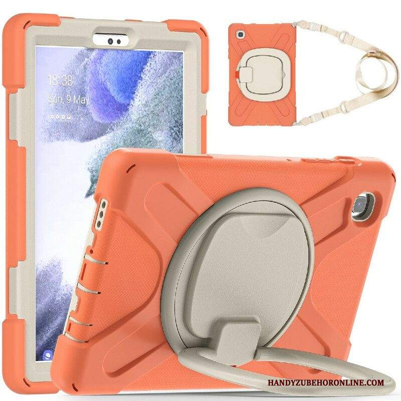 Cover Samsung Galaxy Tab A7 Lite Multifunzionale Con Tracolla