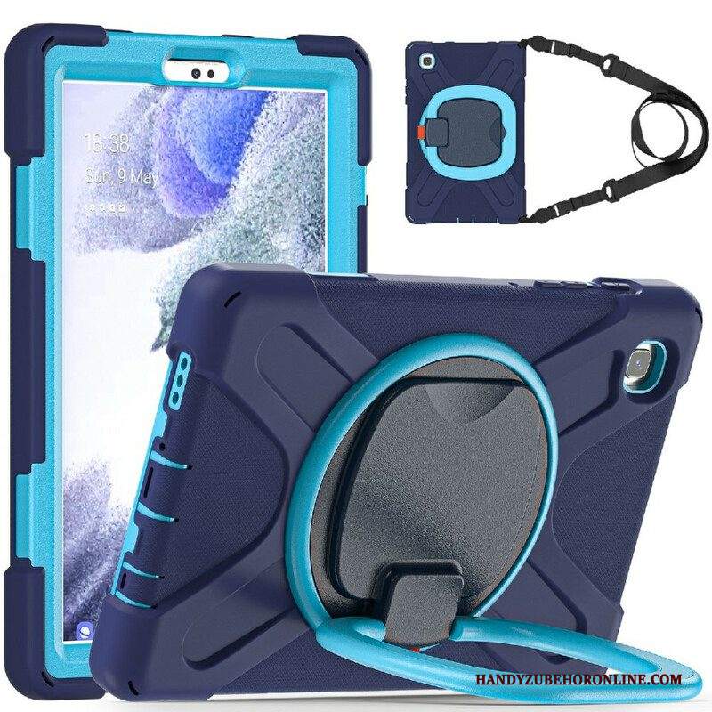 Cover Samsung Galaxy Tab A7 Lite Multifunzionale Con Tracolla