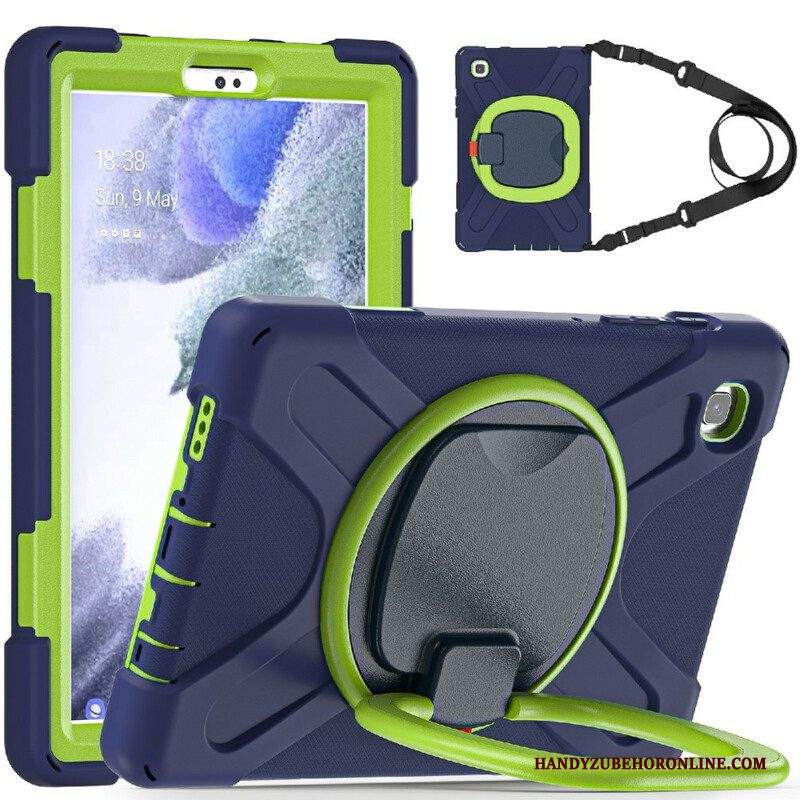 Cover Samsung Galaxy Tab A7 Lite Multifunzionale Con Tracolla