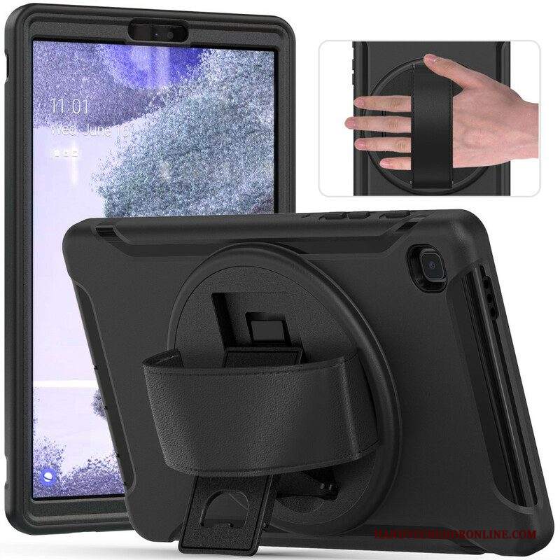 Cover Samsung Galaxy Tab A7 Lite Tripla Protezione Con Cinturino E Supporto