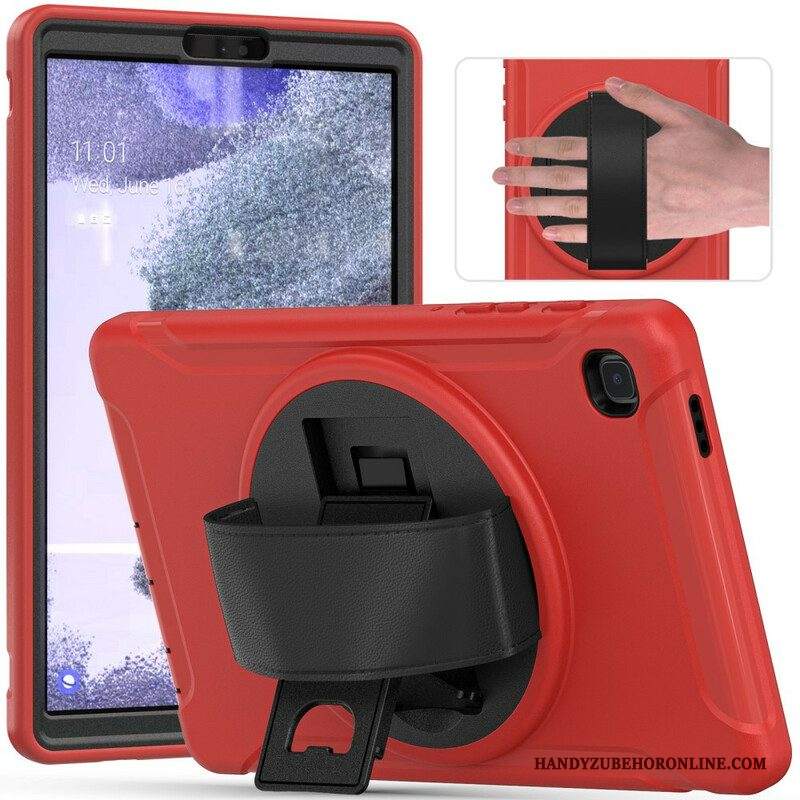 Cover Samsung Galaxy Tab A7 Lite Tripla Protezione Con Cinturino E Supporto