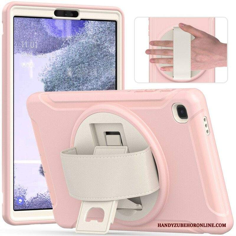 Cover Samsung Galaxy Tab A7 Lite Tripla Protezione Con Cinturino E Supporto