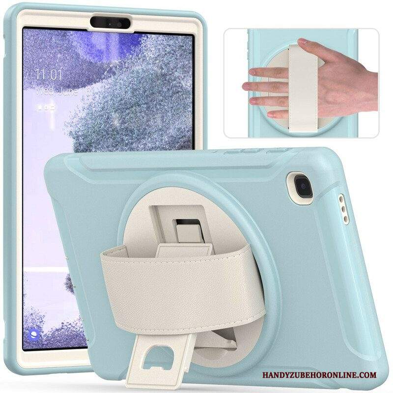 Cover Samsung Galaxy Tab A7 Lite Tripla Protezione Con Cinturino E Supporto