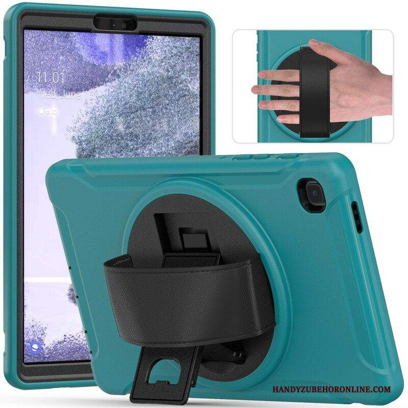 Cover Samsung Galaxy Tab A7 Lite Tripla Protezione Con Cinturino E Supporto