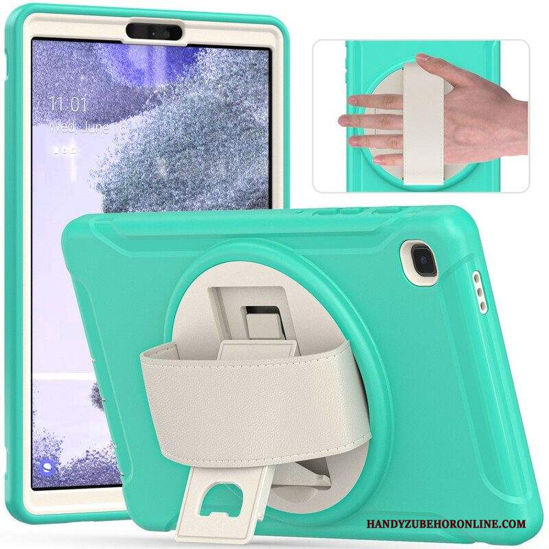 Cover Samsung Galaxy Tab A7 Lite Tripla Protezione Con Cinturino E Supporto