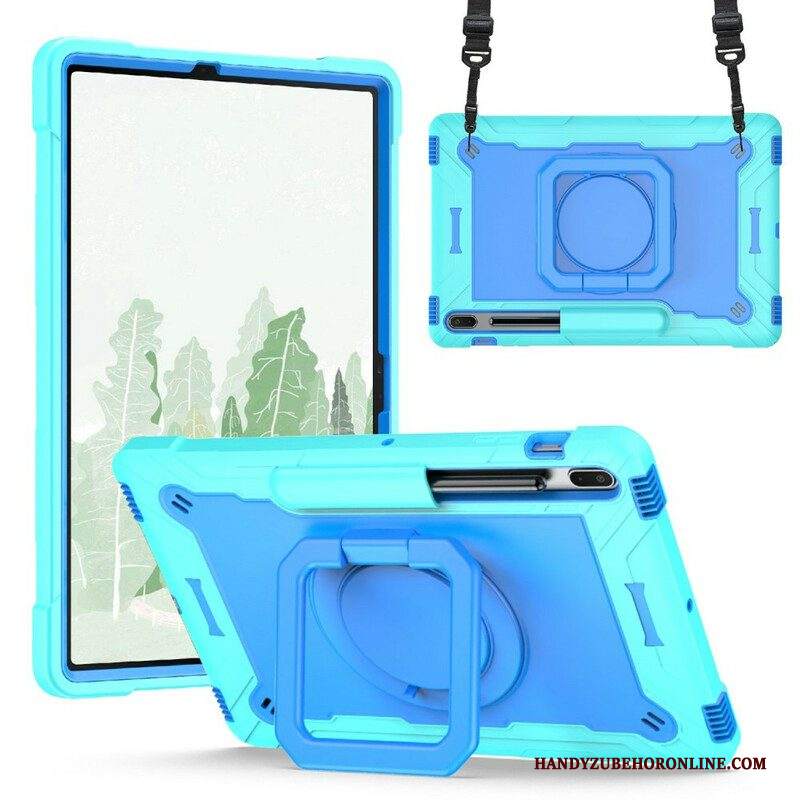 Cover Samsung Galaxy Tab S8 Plus / Tab S7 Plus Staffa E Tracolla