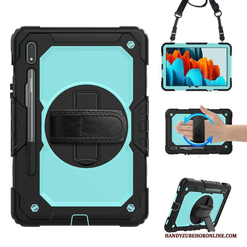 Cover Samsung Galaxy Tab S8 / Tab S7 Bicolore Multifunzionale 2