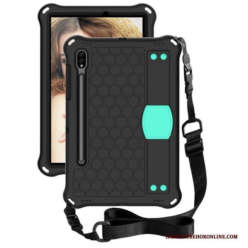 Cover Samsung Galaxy Tab S8 / Tab S7 Eva Con Strap-support E Tracolla