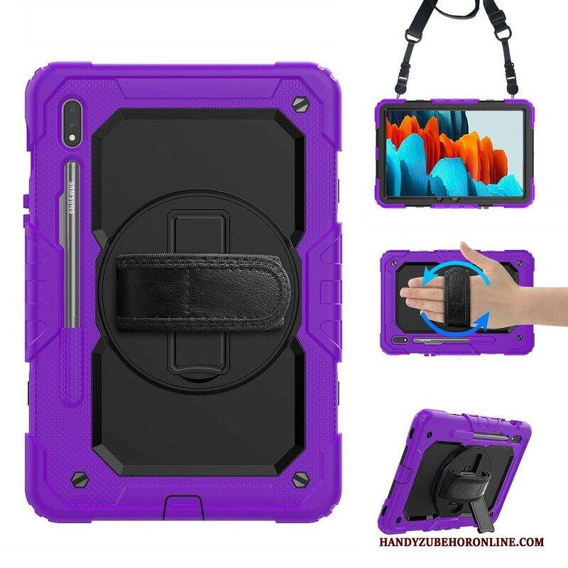 Cover Samsung Galaxy Tab S8 / Tab S7 Multifunzionale Bicolore