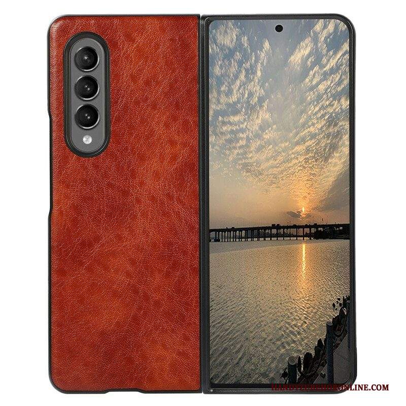 Cover Samsung Galaxy Z Fold 3 5G Ecopelle Testurizzata