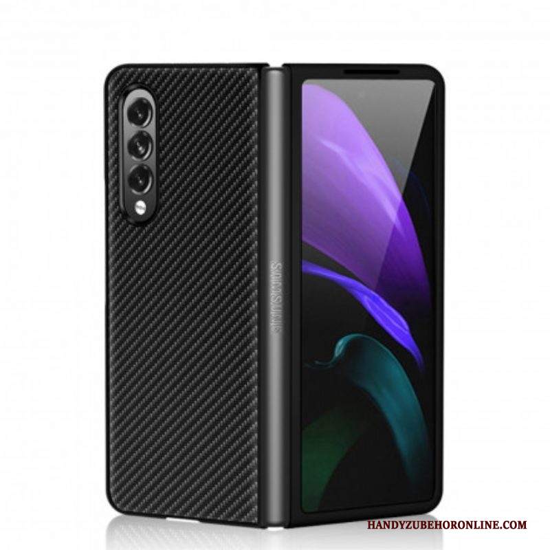 Cover Samsung Galaxy Z Fold 3 5G Fibra Di Carbonio Sottile