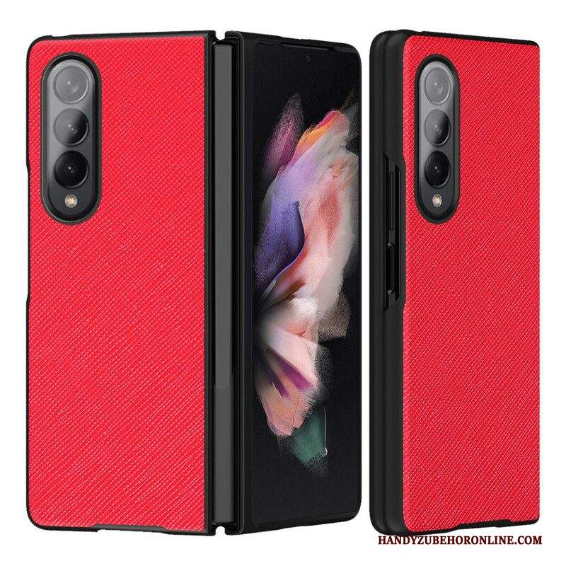 Cover Samsung Galaxy Z Fold 3 5G Pelle Martellata