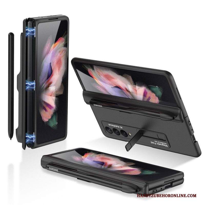 Cover Samsung Galaxy Z Fold 3 5G Supporto In Plastica E Porta Stilo Gkk