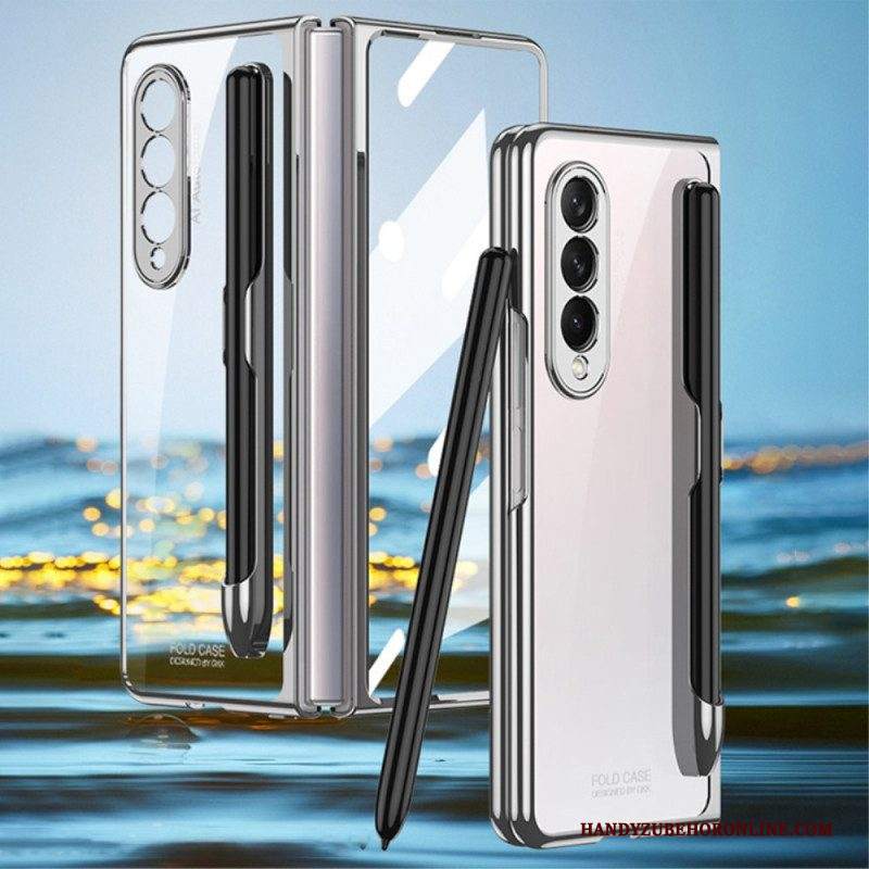 Cover Samsung Galaxy Z Fold 3 5G Trasparente Con Supporto Per Stilo Gkk