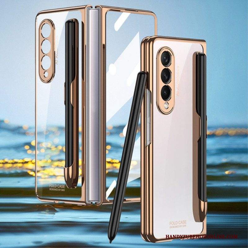 Cover Samsung Galaxy Z Fold 3 5G Trasparente Con Supporto Per Stilo Gkk