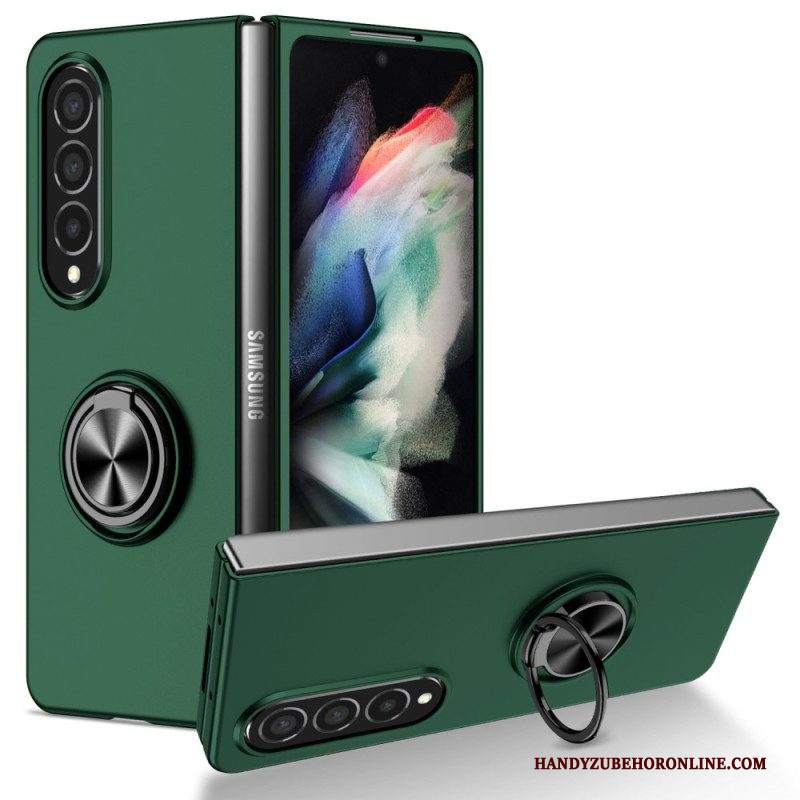 Cover Samsung Galaxy Z Fold 4 Anello Di Colore Di Base