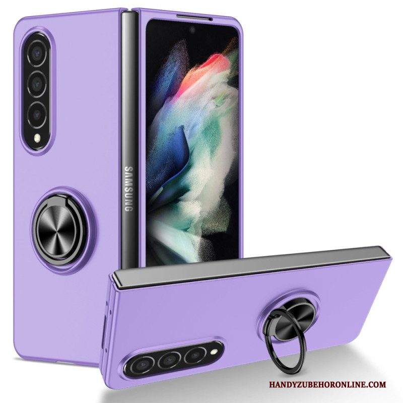 Cover Samsung Galaxy Z Fold 4 Anello Di Colore Di Base