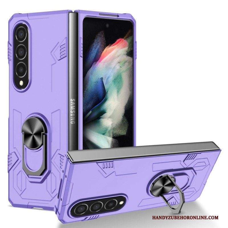 Cover Samsung Galaxy Z Fold 4 Anello Di Metallo