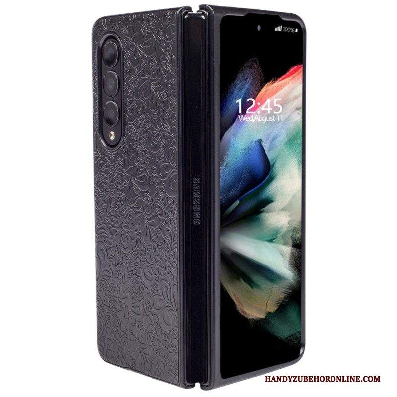 Cover Samsung Galaxy Z Fold 4 Arabesco In Rilievo