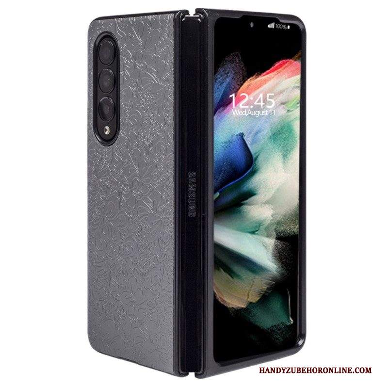 Cover Samsung Galaxy Z Fold 4 Arabesco In Rilievo