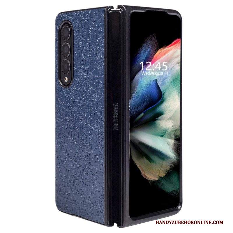 Cover Samsung Galaxy Z Fold 4 Arabesco In Rilievo