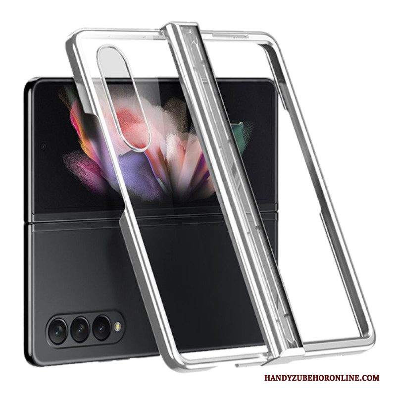 Cover Samsung Galaxy Z Fold 4 Cerniera Metallica Trasparente