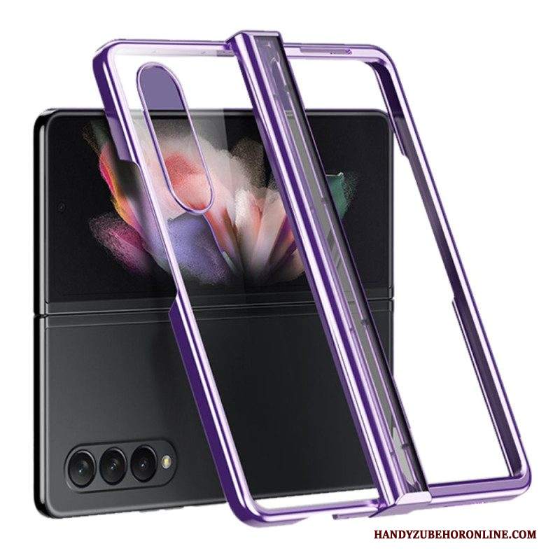 Cover Samsung Galaxy Z Fold 4 Cerniera Metallica Trasparente