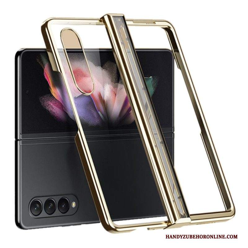 Cover Samsung Galaxy Z Fold 4 Cerniera Metallica Trasparente